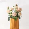 Sculptural Ceramic Vase — Color & Floral Options