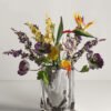 Sculptural Ceramic Vase — Color & Floral Options