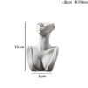 296a9867-4625-4f7c-8689-c3ff3b5d358d.jpg White Ceramic Bust Vase — Male or Female
