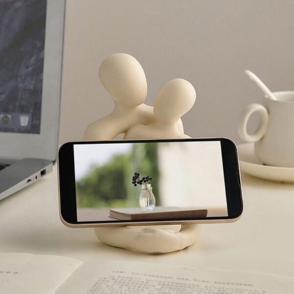 Loving Couple Resin Sculpture