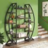 Half-Moon Plant Stand with 12 Shelves