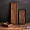 Wooden decorative trays in several shapes and sizes
