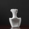 9a416b51-c970-4ae8-a298-19d2673091bd.jpg White Ceramic Bust Vase — Male or Female