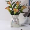 Crumpled Ceramic Vase — Short & Tall