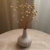 Beige Ceramic Vase Set — Wabi-Sabi Style