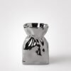 Crumpled Ceramic Vase — Short & Tall
