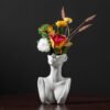 e1519d80-d473-4d24-8bc3-f98590195723.jpg White Ceramic Bust Vase — Male or Female